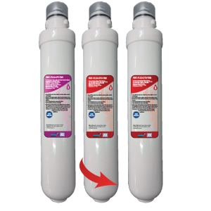 Set of 3 replaceable filters for an under-sink system, SET-7300-RF